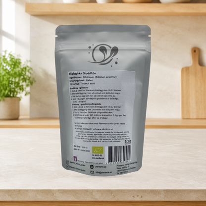 Ekologiska groddfrön Rödklöver – 100 g