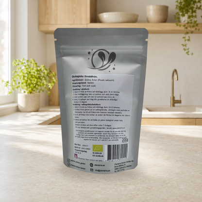 Ekologiska groddfrön Gröna ärtor – 200 g