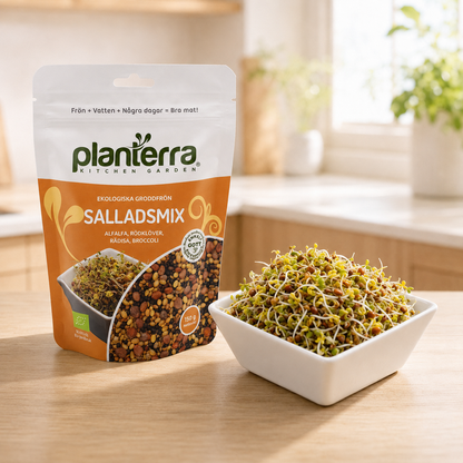 Ekologiska groddfrön Salladsmix – 150 g