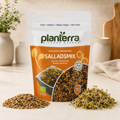 Ekologiska groddfrön Salladsmix – 150 g